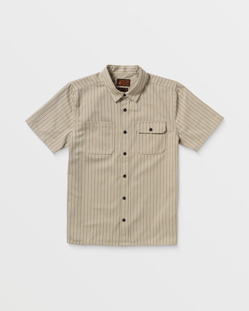 Trade Stone Short Sleeve Shirt - Light Khaki