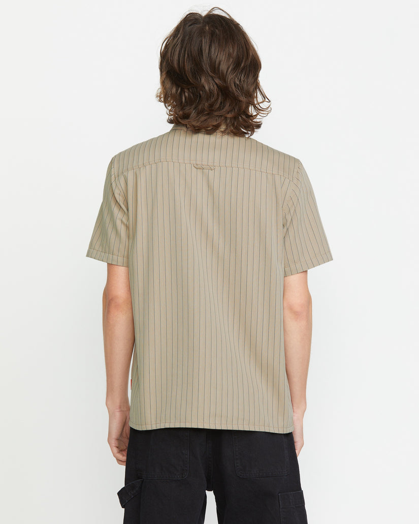 Trade Stone Short Sleeve Shirt - Light Khaki