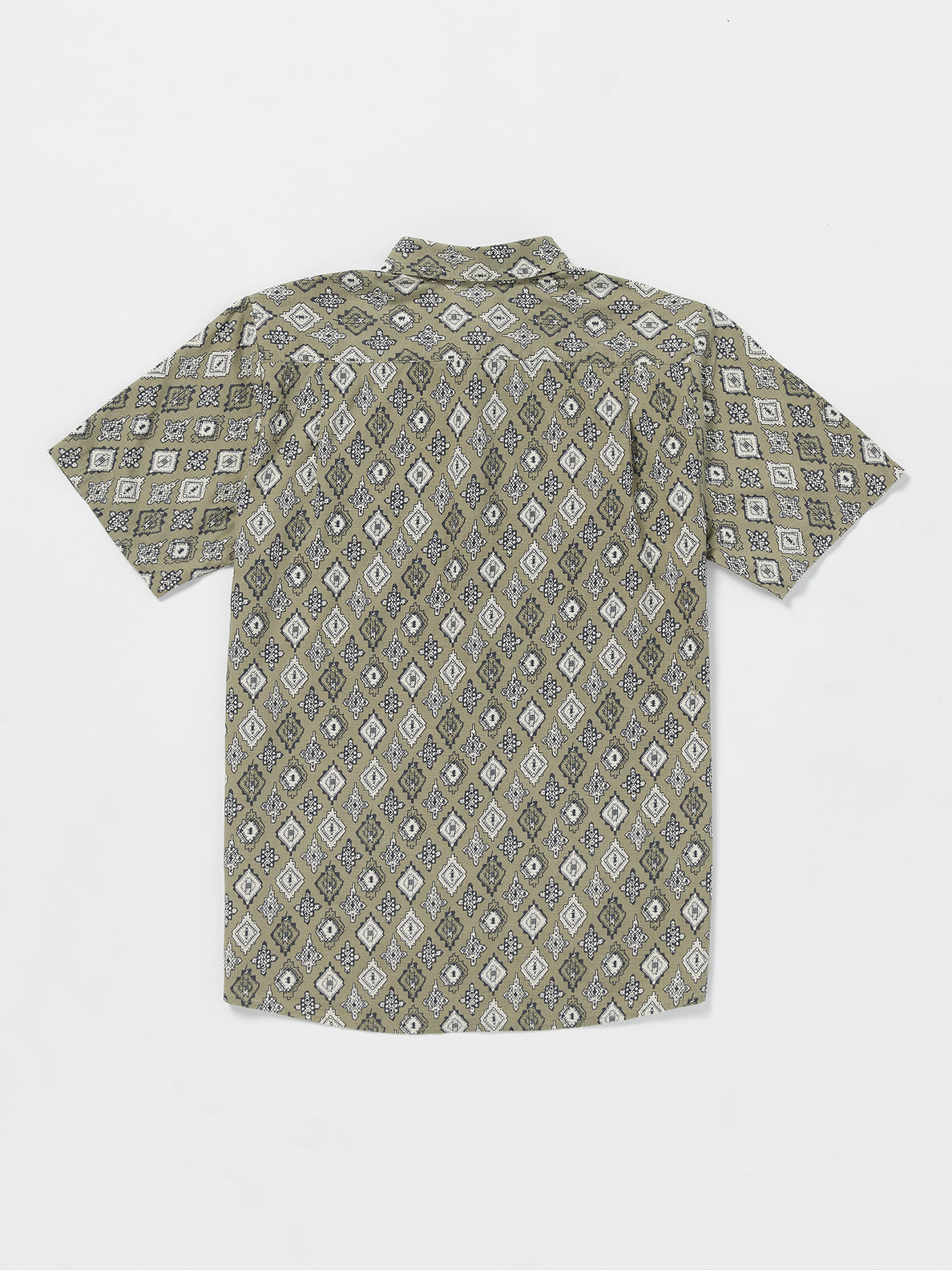 Scaler Stone Woven  Short Sleeve Shirt - Thyme Green