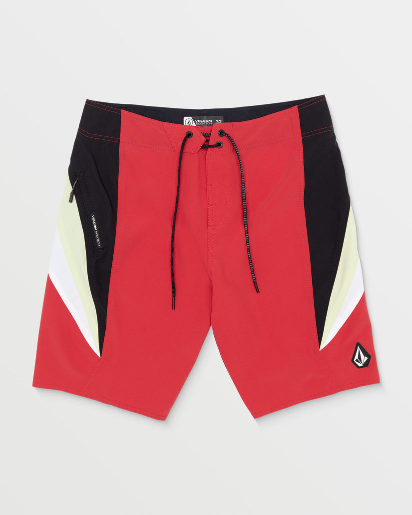 Surf Vitals J Robinson Mod 20" Boardshort - Ribbon Red