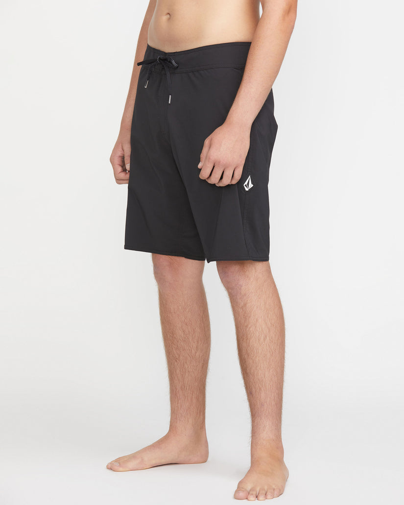 Lido Solid Mod-Tech 20" Boardshorts - Black