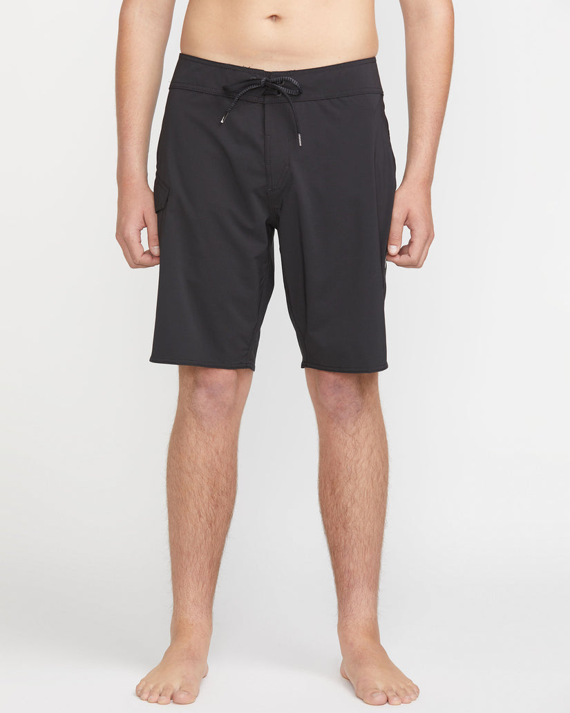 Lido Solid Mod-Tech 20" Boardshorts - Black