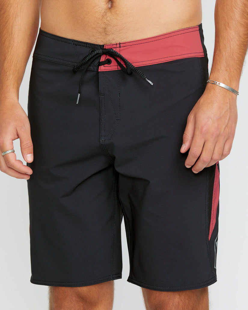 Surf Vitals J Robinson Mod 20" Boardshorts - Black