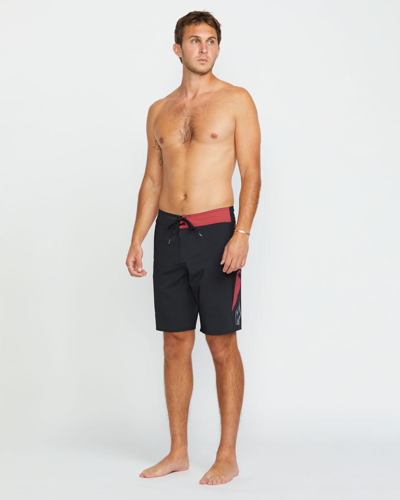 Surf Vitals J Robinson Mod 20" Boardshorts - Black