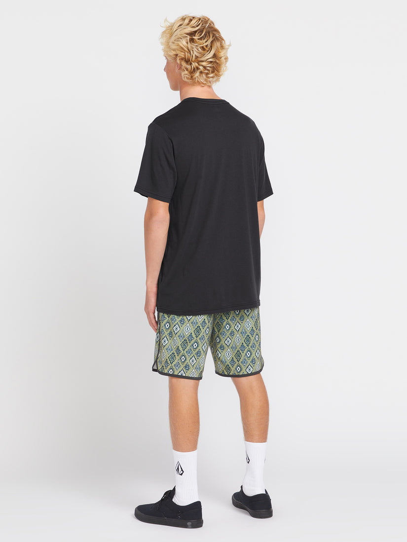 Inherent Scallop Mod 19" Boardshorts - Thyme Green