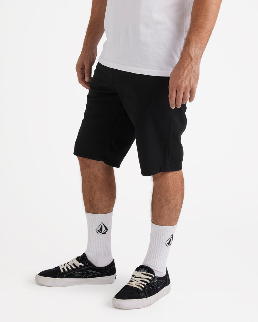 V Solver Light Weight Short - Black