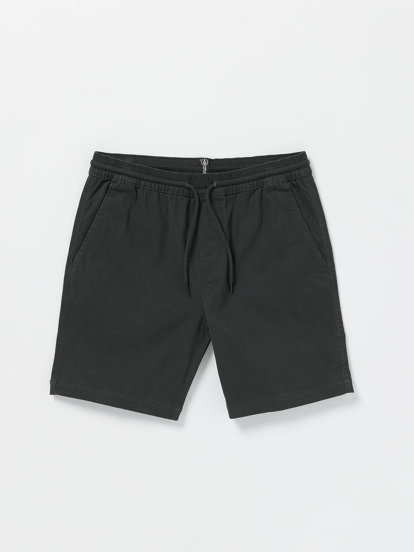 Road Trip Elastic Waist Stretch Short - Stealth