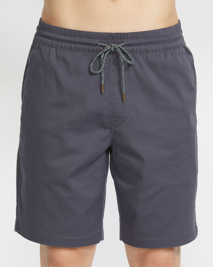 Frickin Elastic Waist Shorts 19" - Charcoal