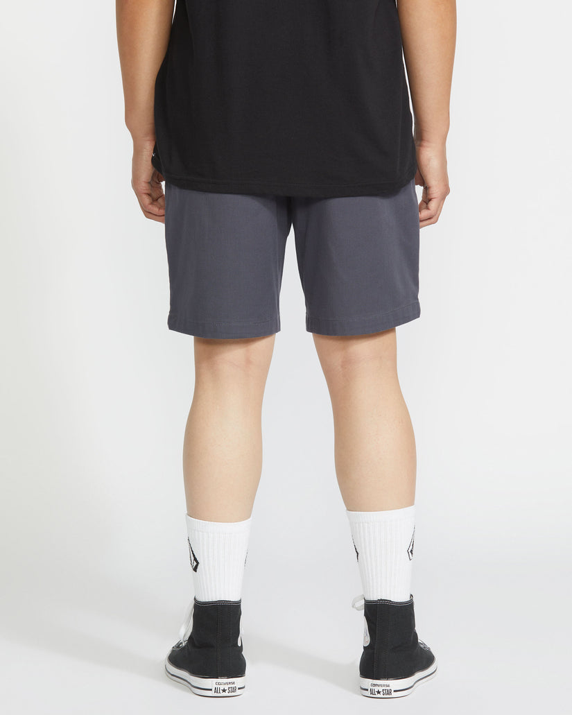 Frickin Elastic Waist Shorts 19" - Charcoal