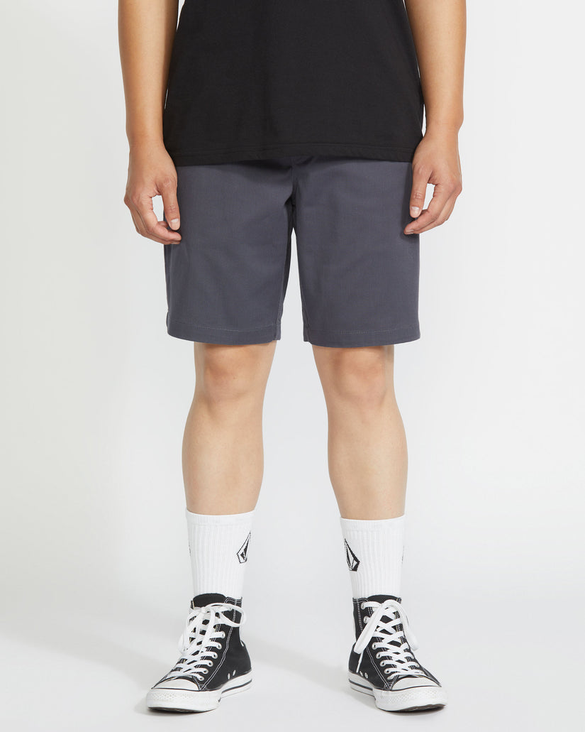 Frickin Elastic Waist Shorts 19" - Charcoal