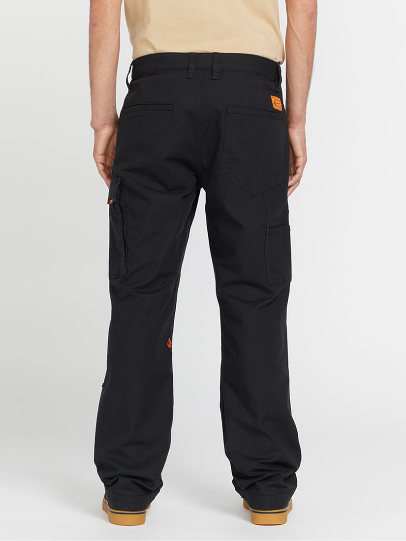 Volcom Workwear Caliper Relaxed Work Pant - Black