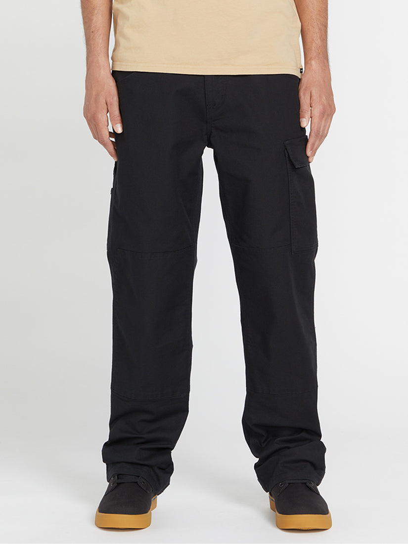 Volcom Workwear Caliper Relaxed Work Pant - Black