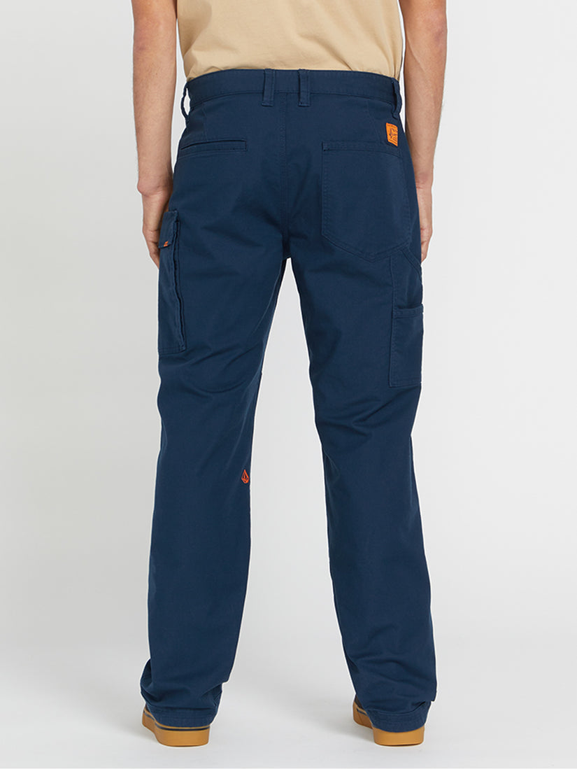 Volcom Workwear Caliper Relaxed Work Pant - Navy