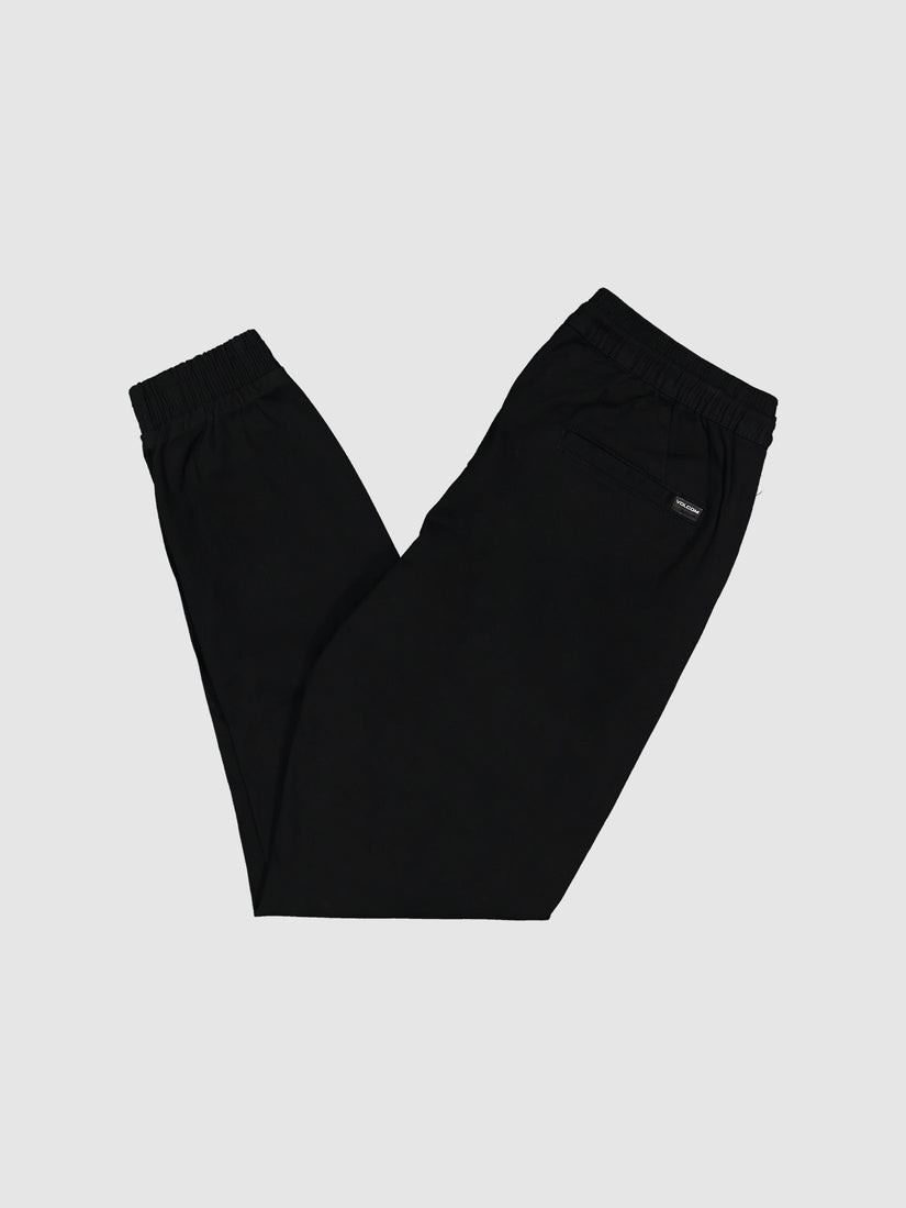 Road Trip Elastic Waist Pant - Black