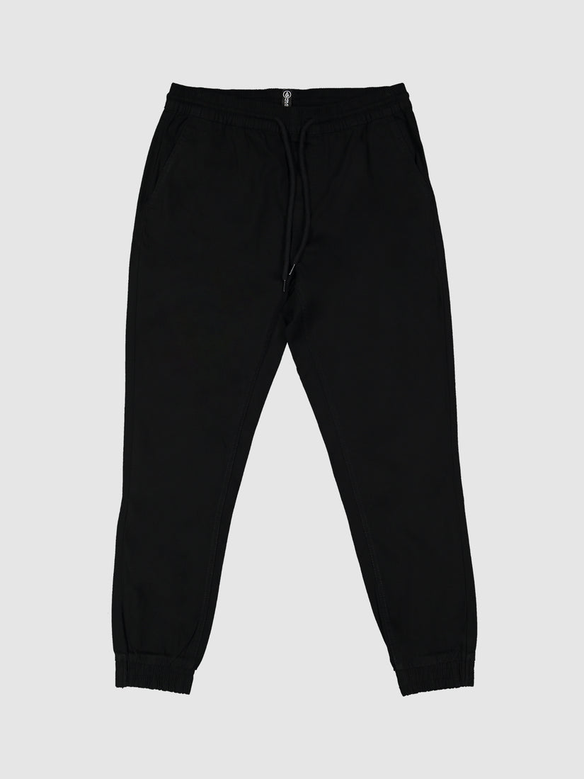 Road Trip Elastic Waist Pant - Black