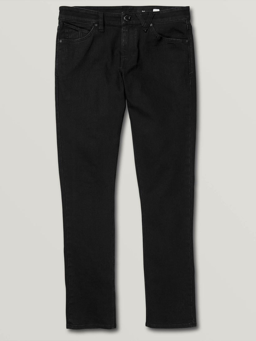 2X4 Skinny Tapered Jeans - Blackout