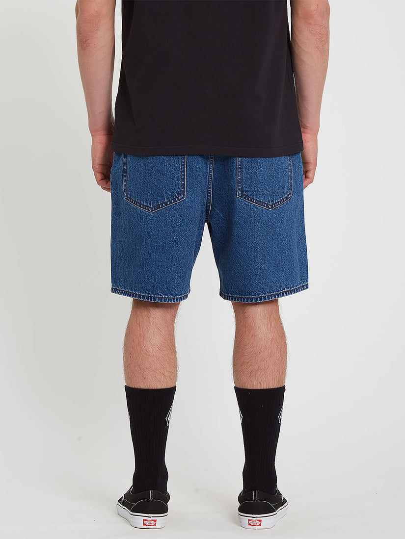 Billow Jeans Short - Oliver Mid Blue