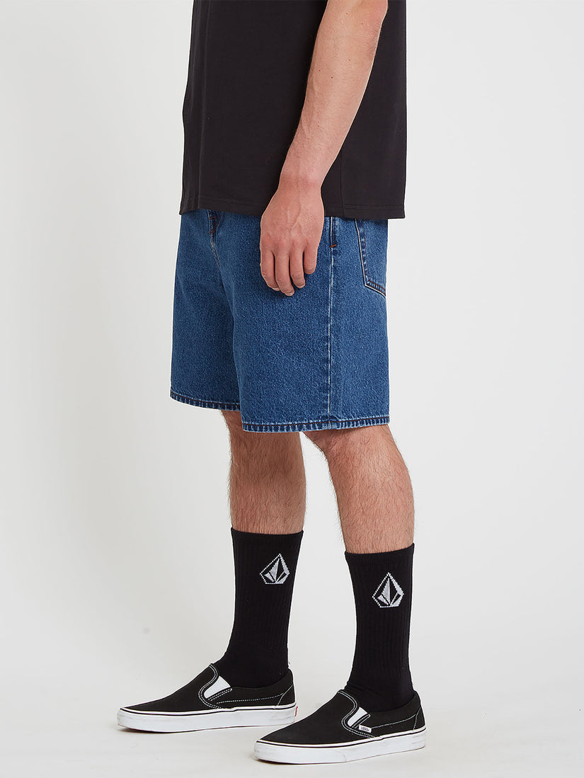 Billow Jeans Short - Oliver Mid Blue