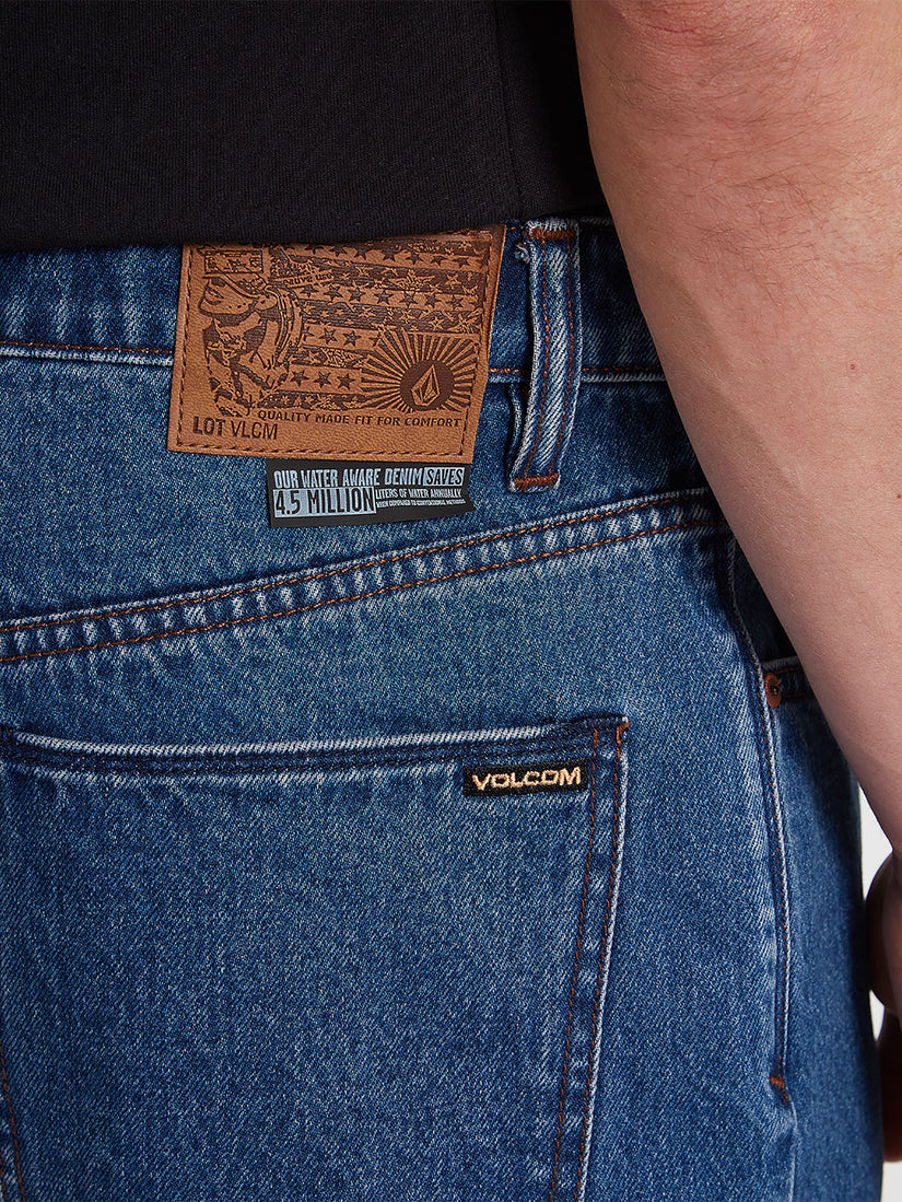 Billow Jeans Short - Oliver Mid Blue