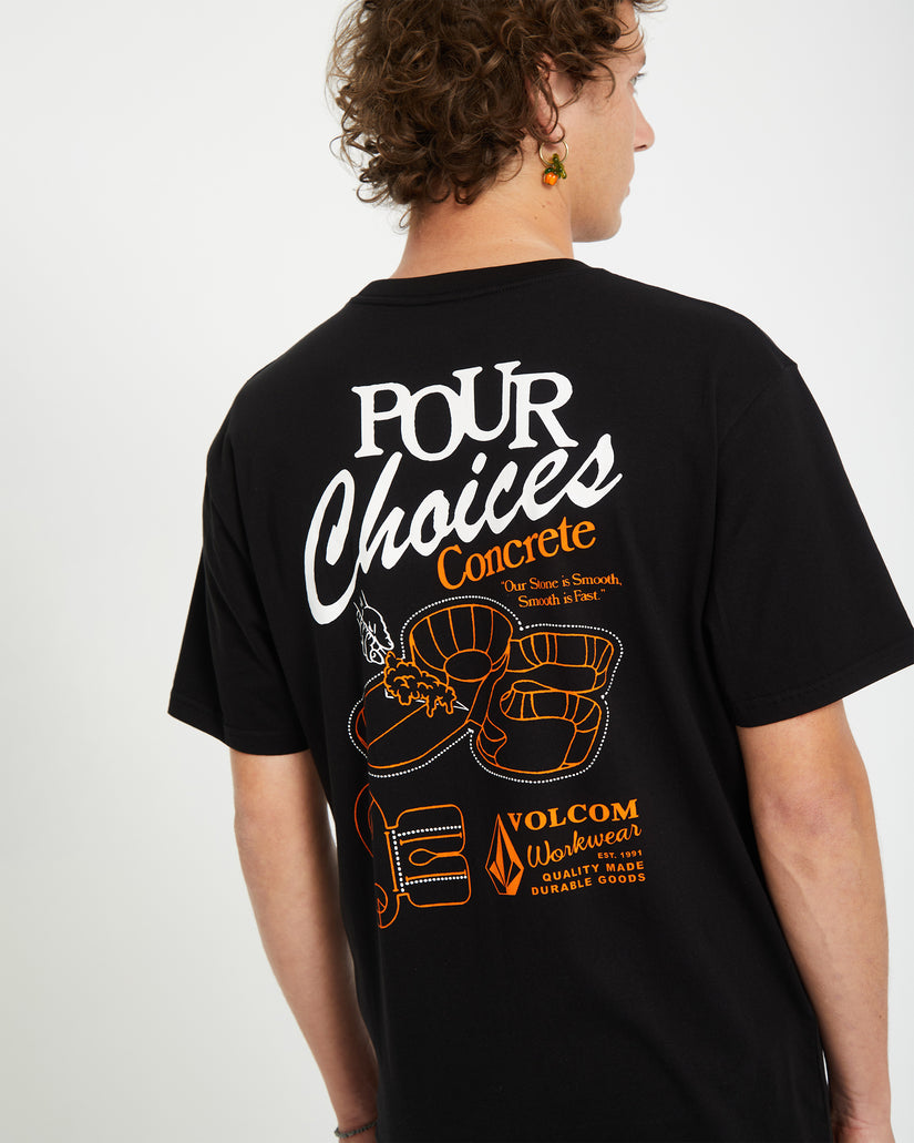 Pour Choices Bsc Short Sleeve Tee - Black