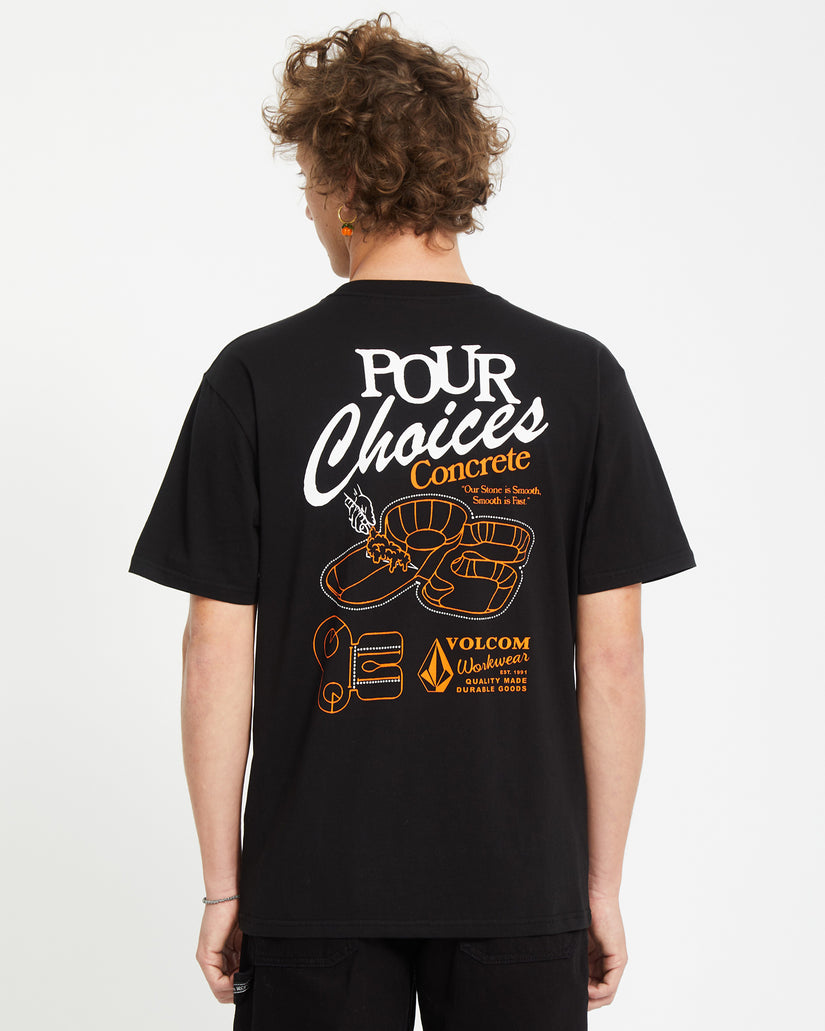 Pour Choices Bsc Short Sleeve Tee - Black