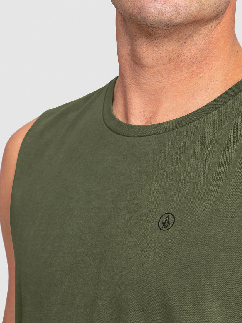 Aus Wash Muscle Tank - Army Combo