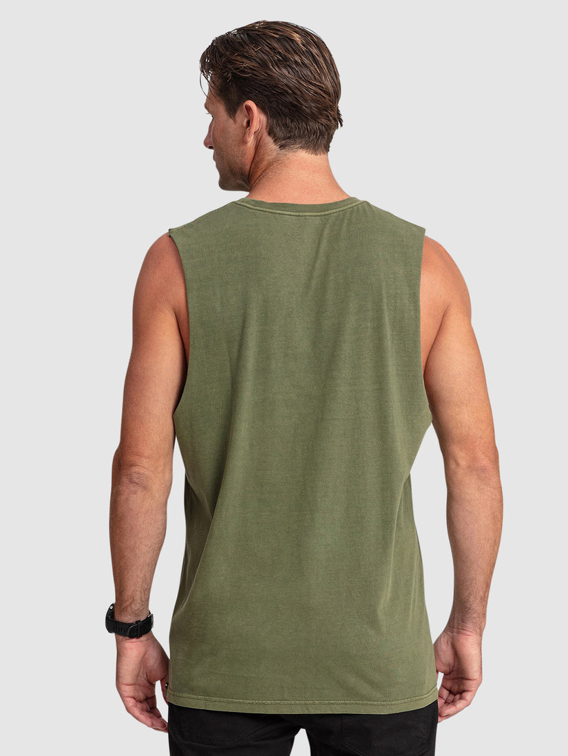 Aus Wash Muscle Tank - Army Combo