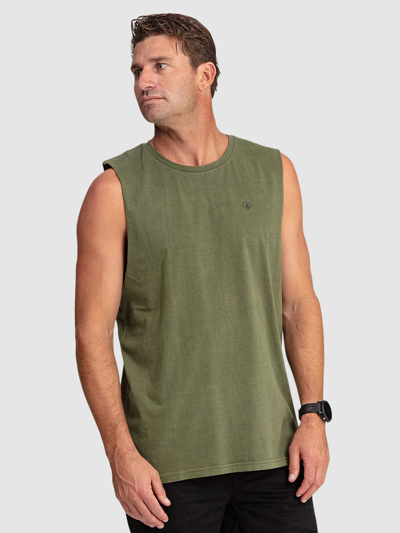 Aus Wash Muscle Tank - Army Combo