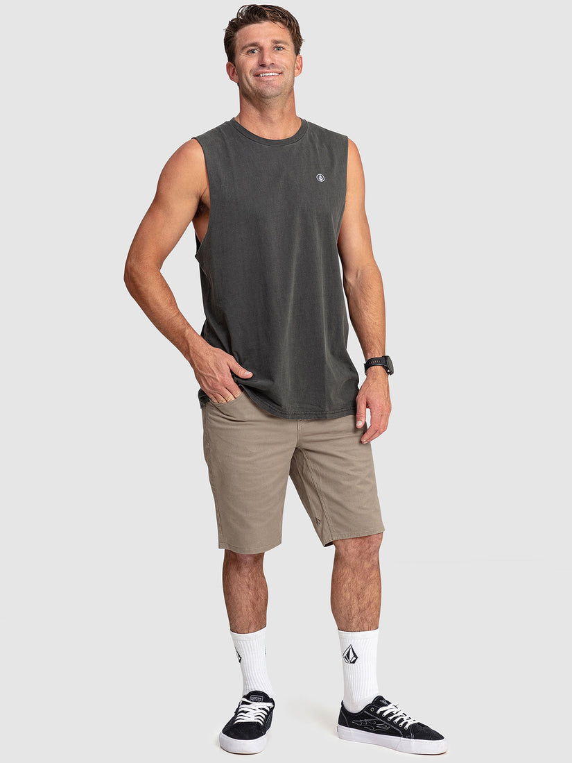 Aus Wash Muscle Tank - Black