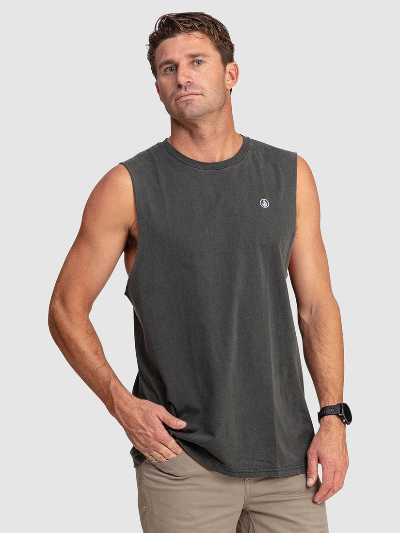 Aus Wash Muscle Tank - Black