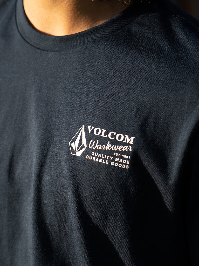 Volcom Workwear Short Sleeve Tee - Navy