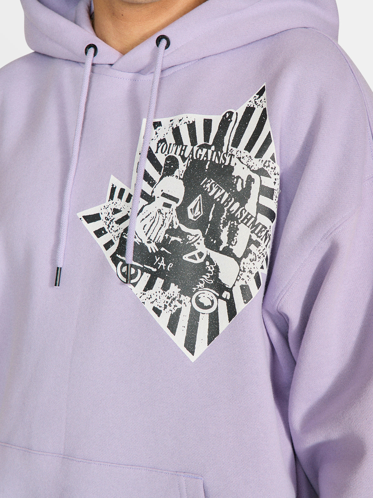 Tokyo True Arrows Pullover Fleece - Violet Ice – Volcom