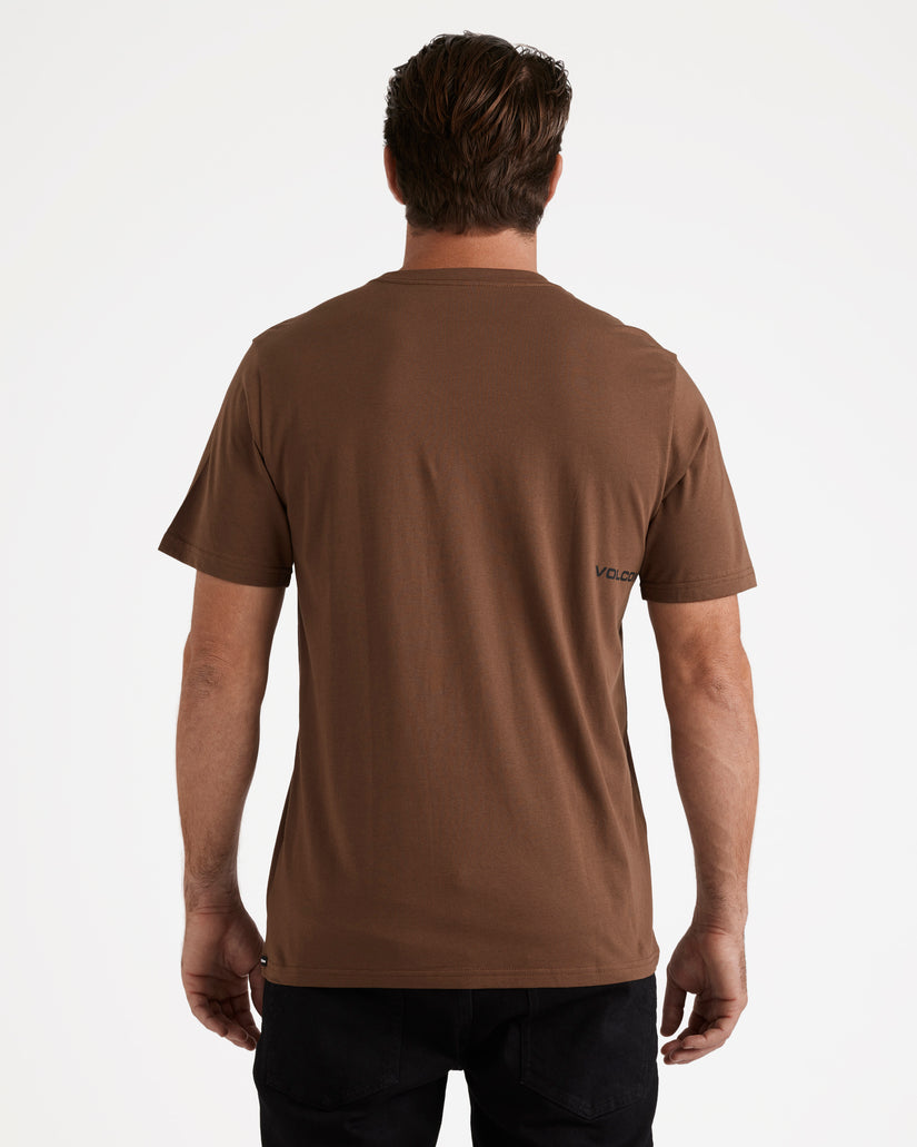 Mini Circle Stone Short Sleeve Tee - Dark Earth