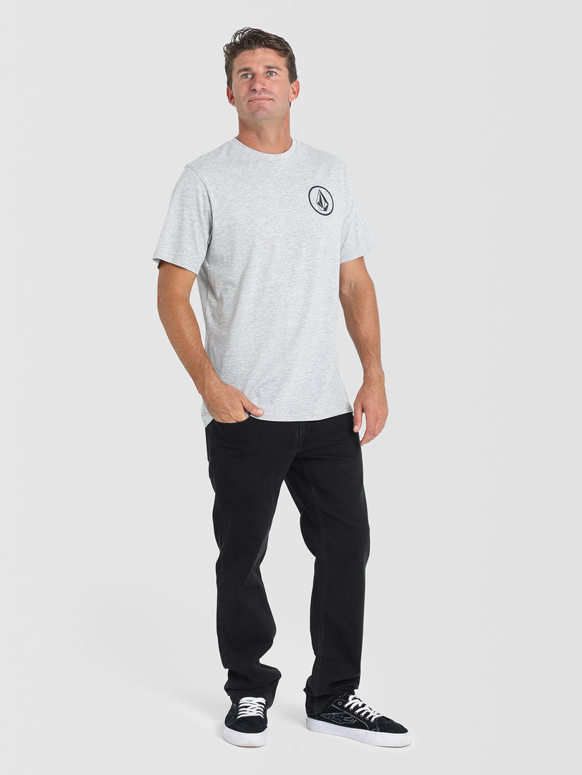 Mini Circle Stone Short Sleeve T-Shirt - Heather Grey