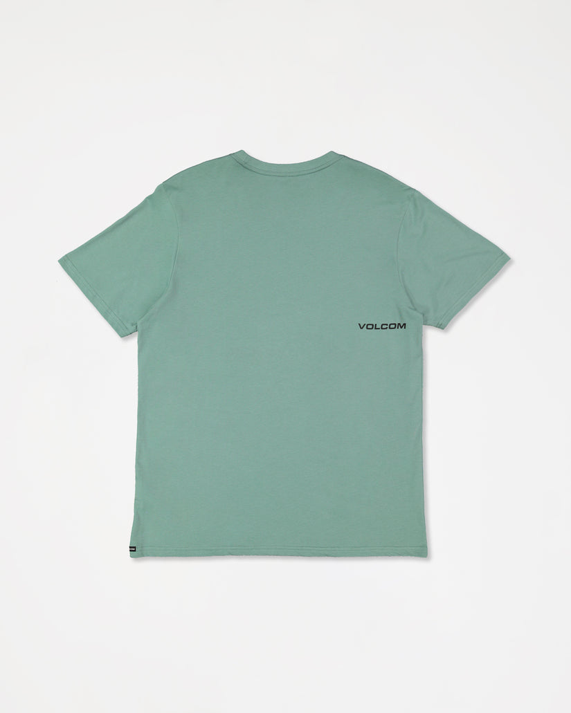 Mini Circle Stone Short Sleeve Tee - Petrol