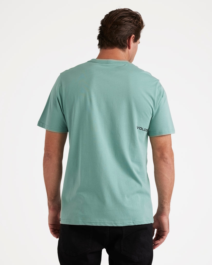 Mini Circle Stone Short Sleeve Tee - Petrol