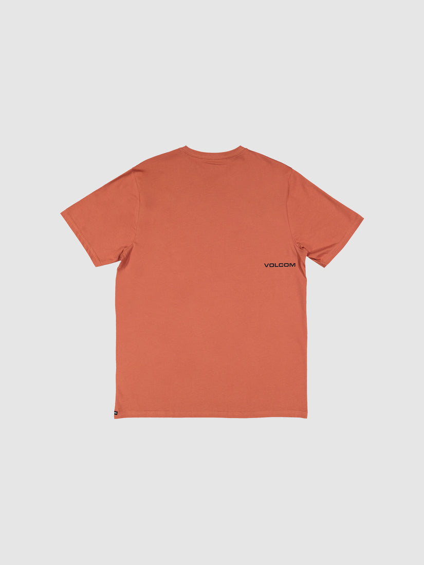 Mini Circle Stone Short Sleeve T-Shirt - Rust