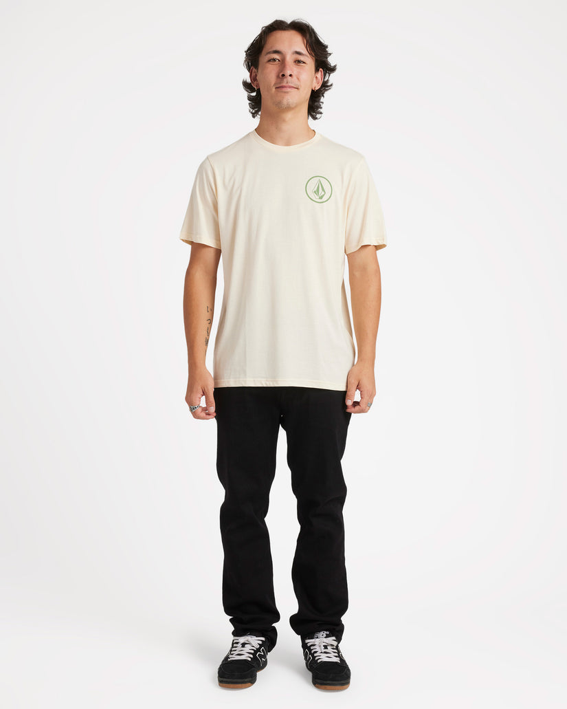 Mini Circle Stone Short Sleeve Tee - Sand