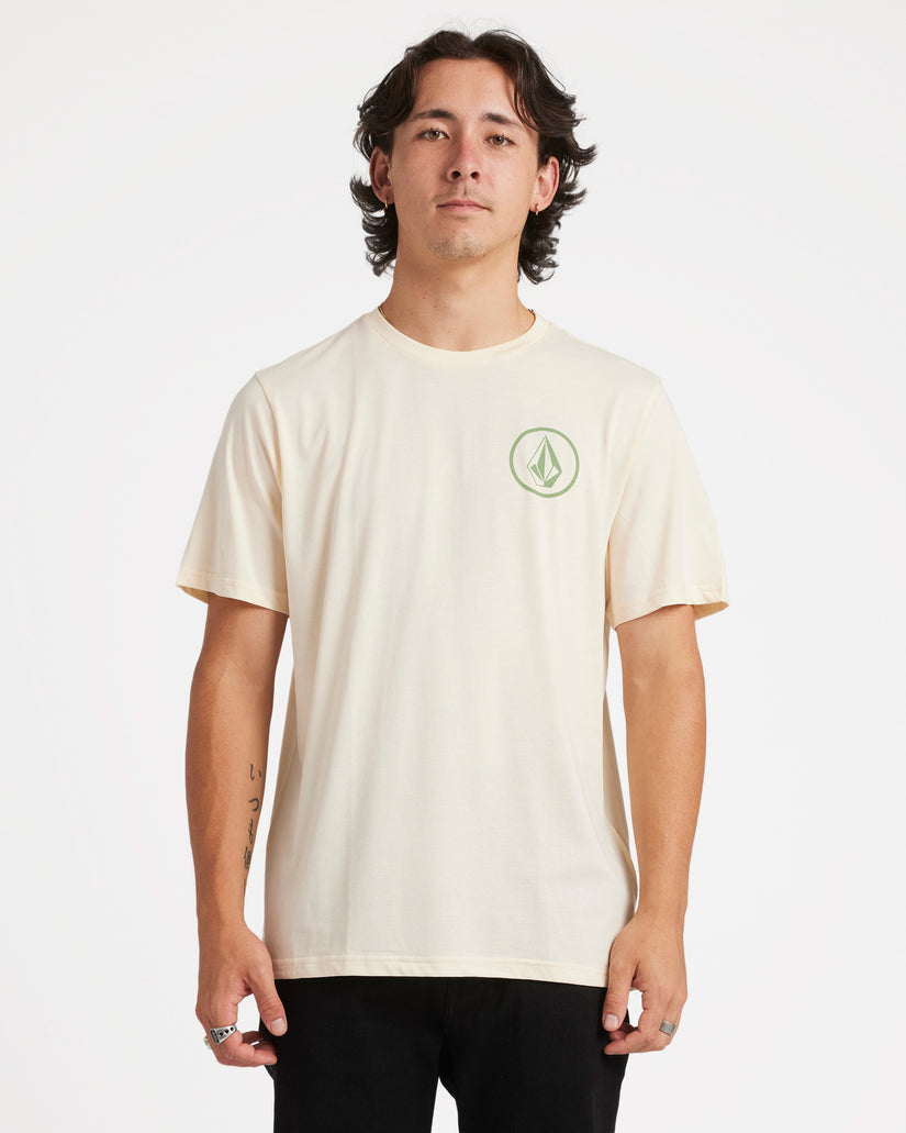 Mini Circle Stone Short Sleeve Tee - Sand