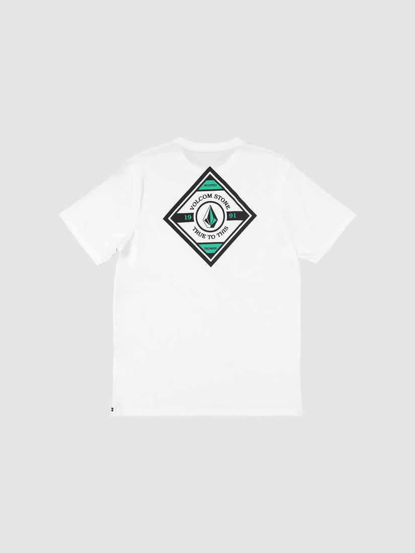 Aus Square Peg Short Sleeve Tee - White