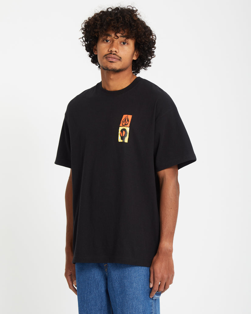 Gonyvaders Loose Short Sleeve Tee - Black