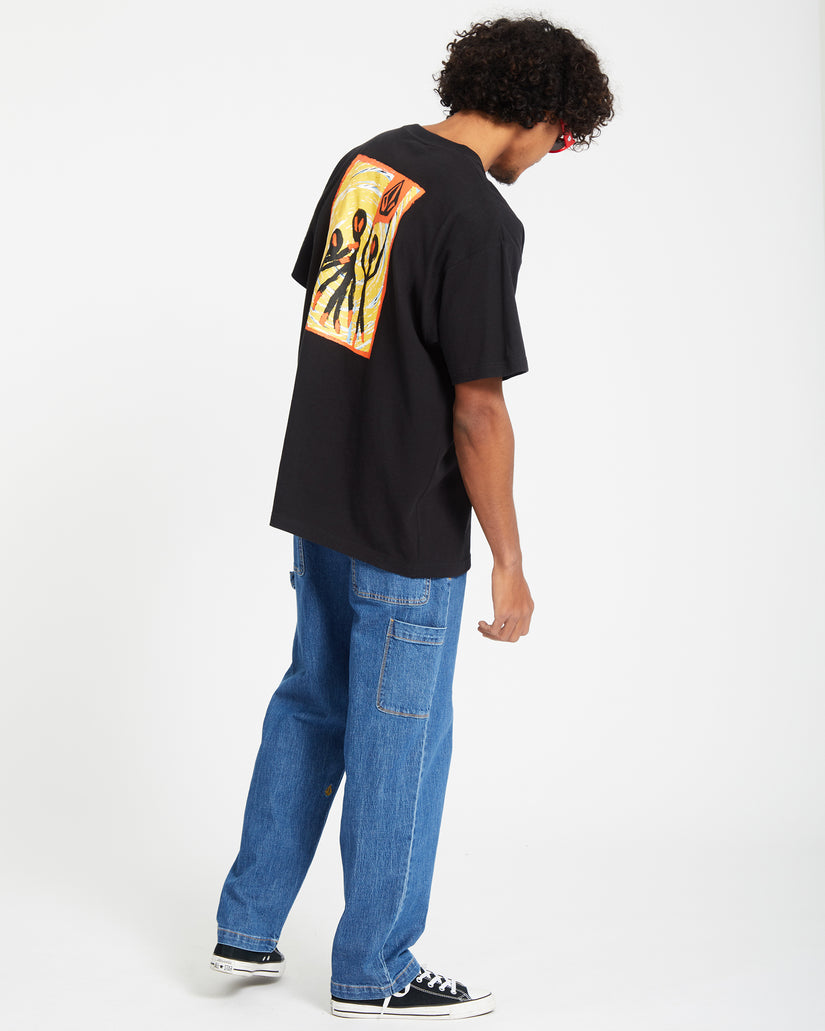 Gonyvaders Loose Short Sleeve Tee - Black