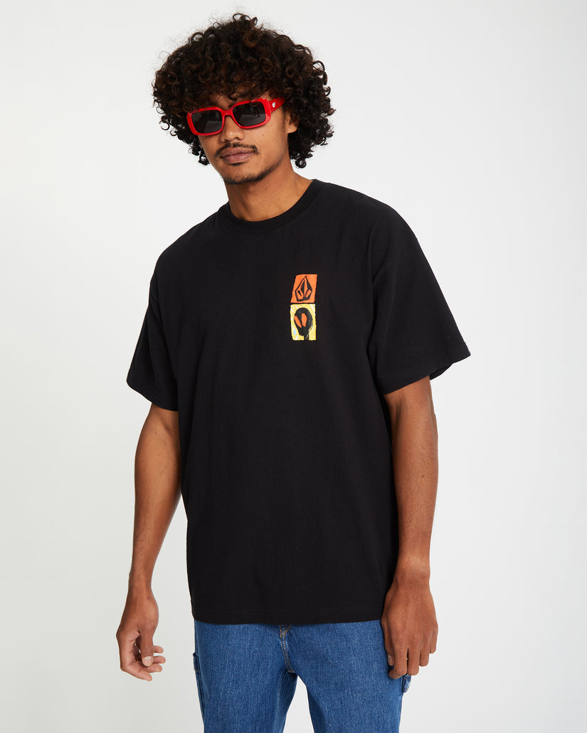 Gonyvaders Loose Short Sleeve Tee - Black