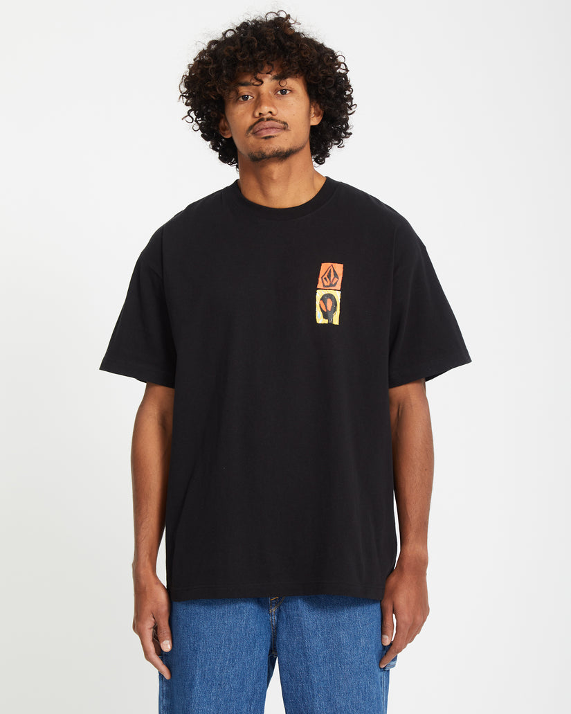 Gonyvaders Loose Short Sleeve Tee - Black