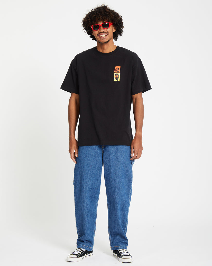 Gonyvaders Loose Short Sleeve Tee - Black