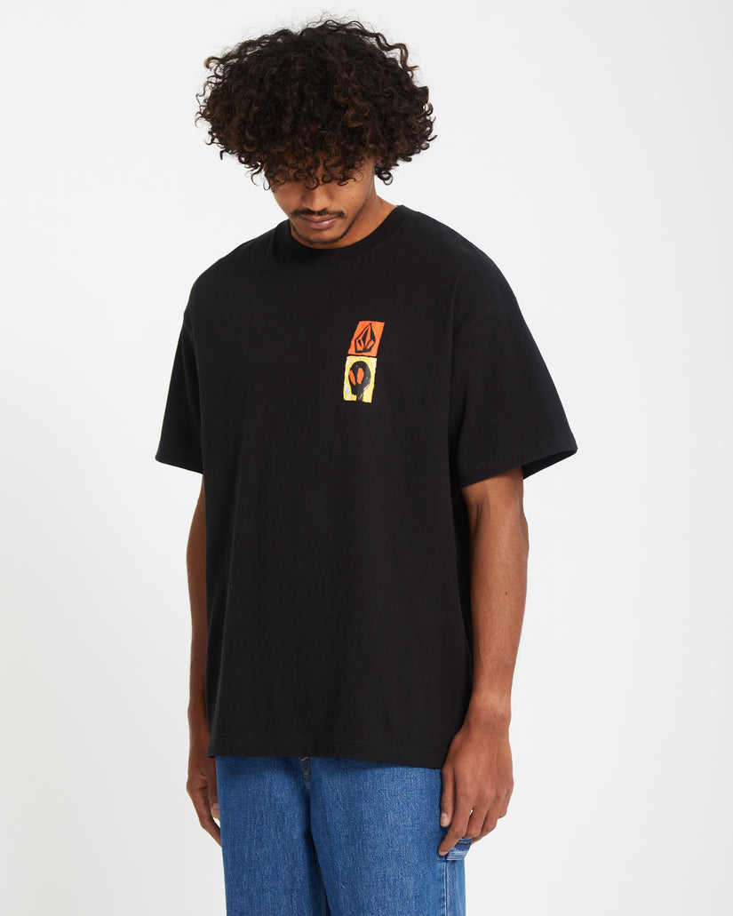 Gonyvaders Loose Short Sleeve Tee - Black