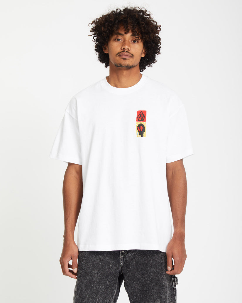 Gonyvaders Loose Short Sleeve Tee - White