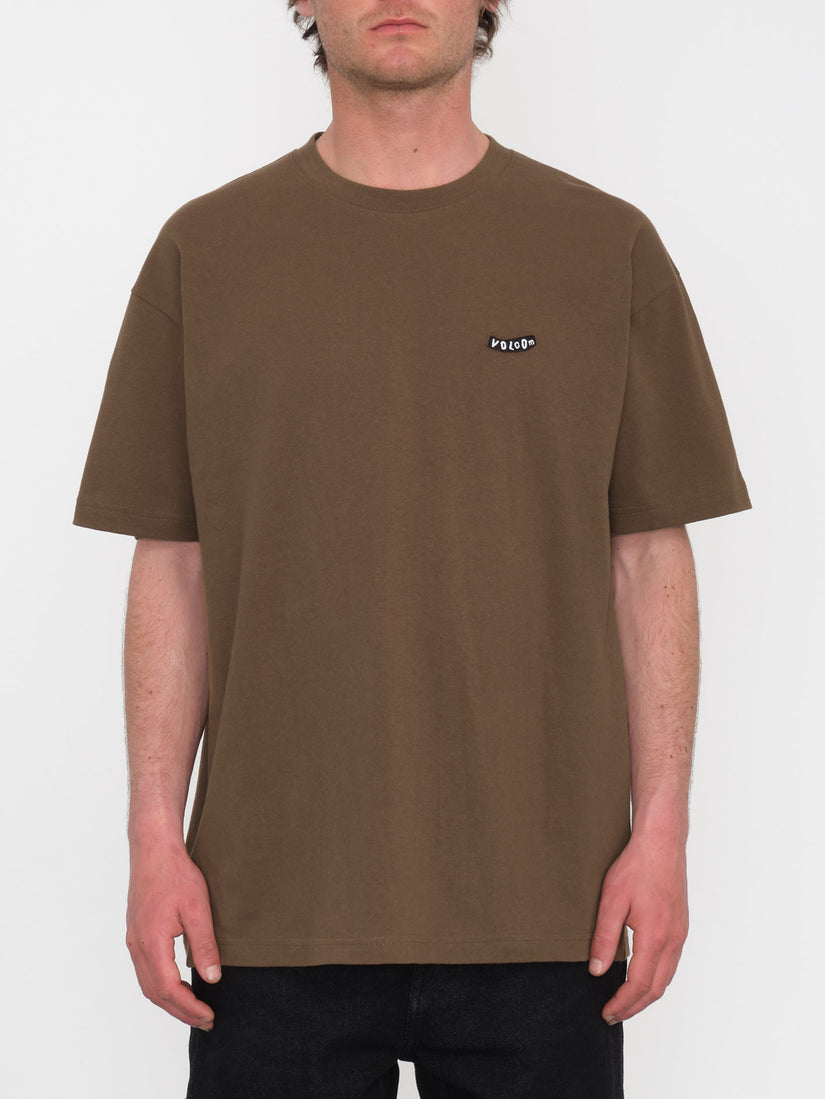 Pistol Stone Lse Short Sleeve T-Shirt - Dark Earth