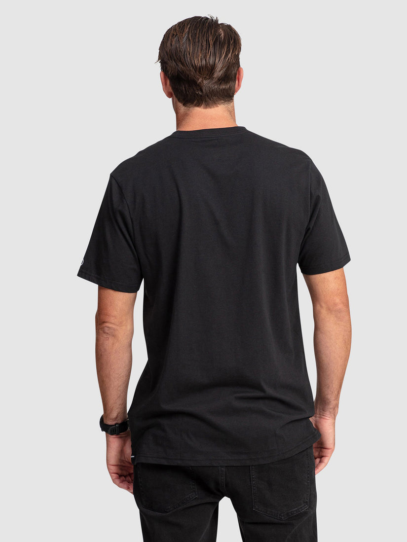 Aus Solid Short Sleeve Tee - Black