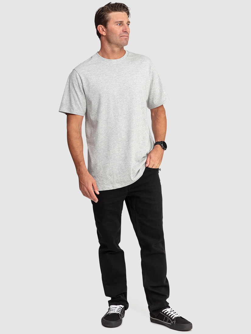 Aus Solid Short Sleeve Tee - Grey Marle